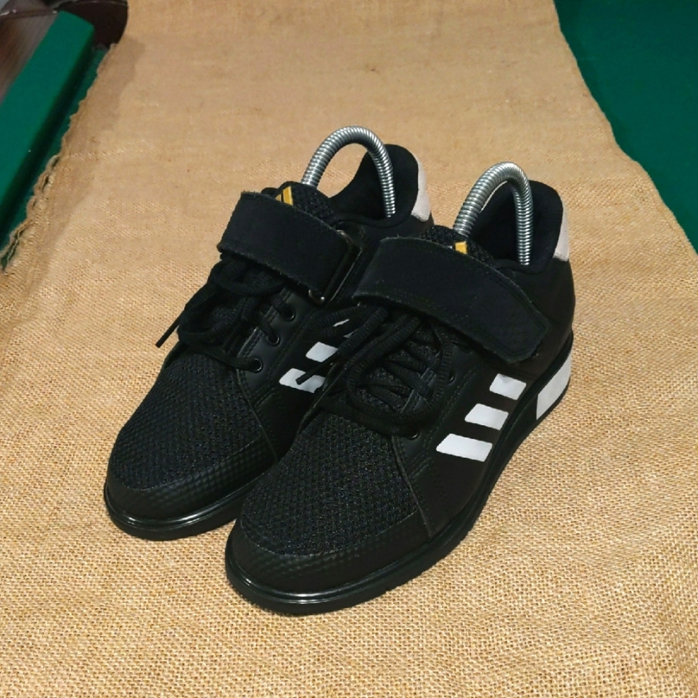 Adidas Power Perfect III Men's Power Lifting Shoes Sz 5M/6.5W, Black/White